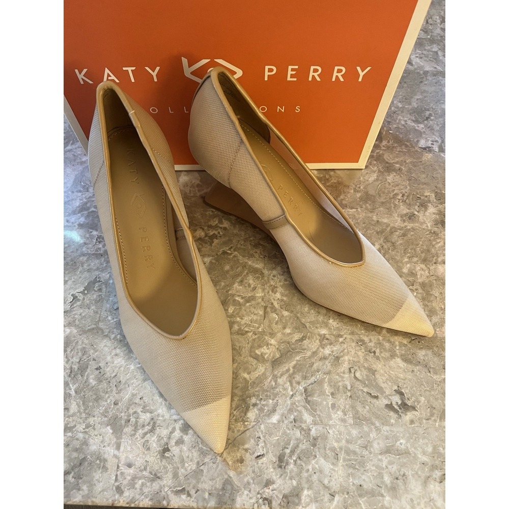 Trendy Wedge Pump Caramel Size 9 Womens Katy Perry NIB NEW Dressy Work Casual